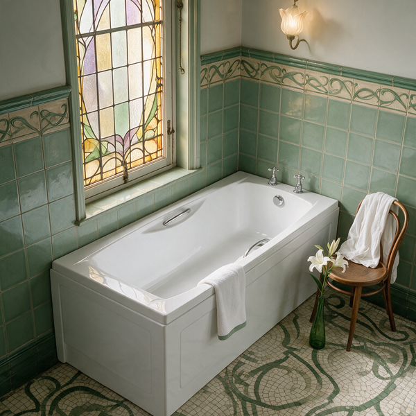 Carron Imperial Twin Grip Single Ended Bath