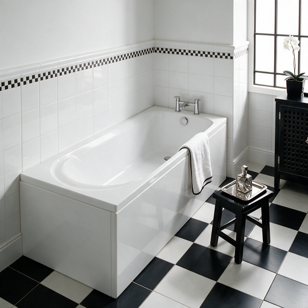 Carron Arc Single Ended Bath with Whirlpool