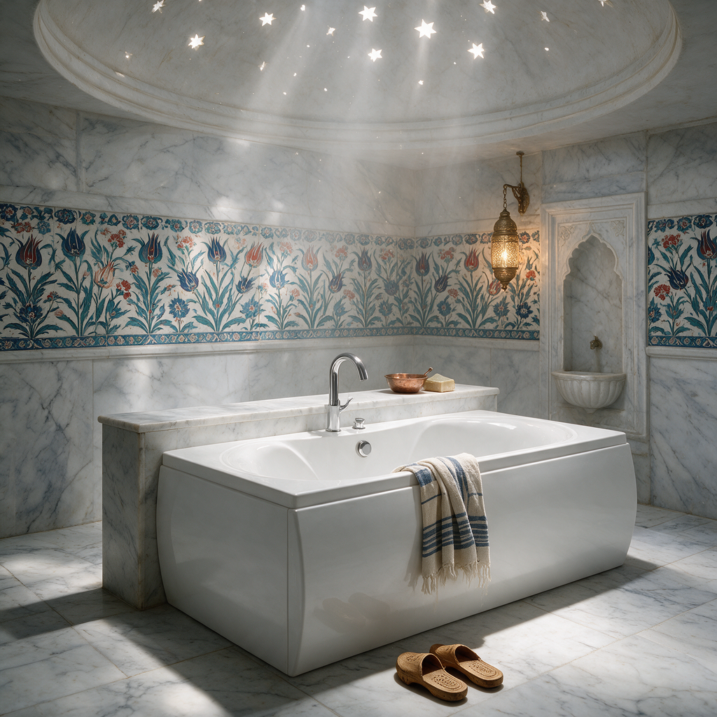 Carron Arc Double Ended Bath with Whirlpool