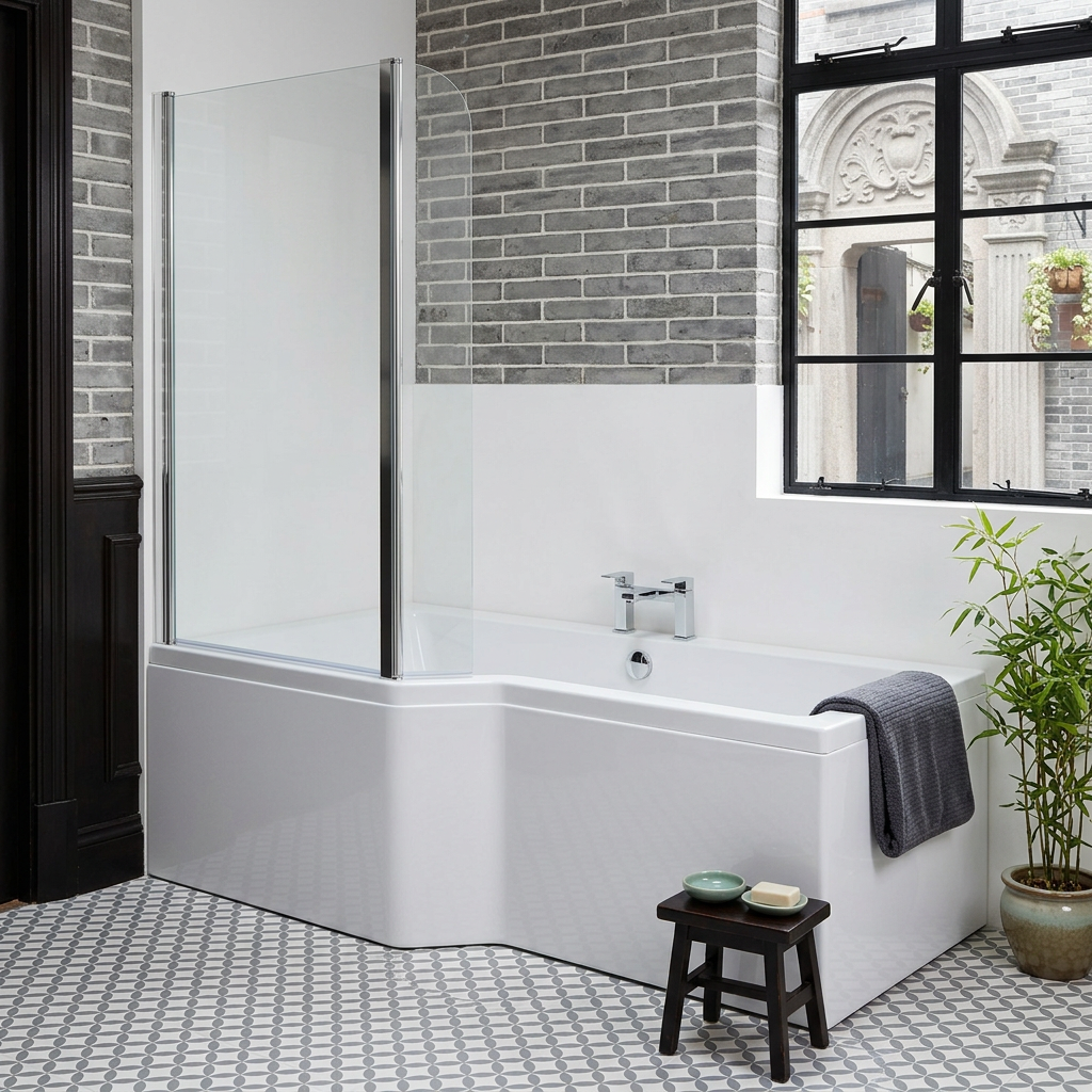 Carron Urban Edge Shower Bath