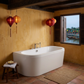 Carron Halcyon D-Shaped Bath