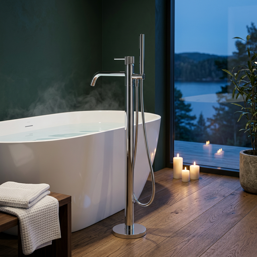 Grova Freestanding Bath Shower Mixer Tap