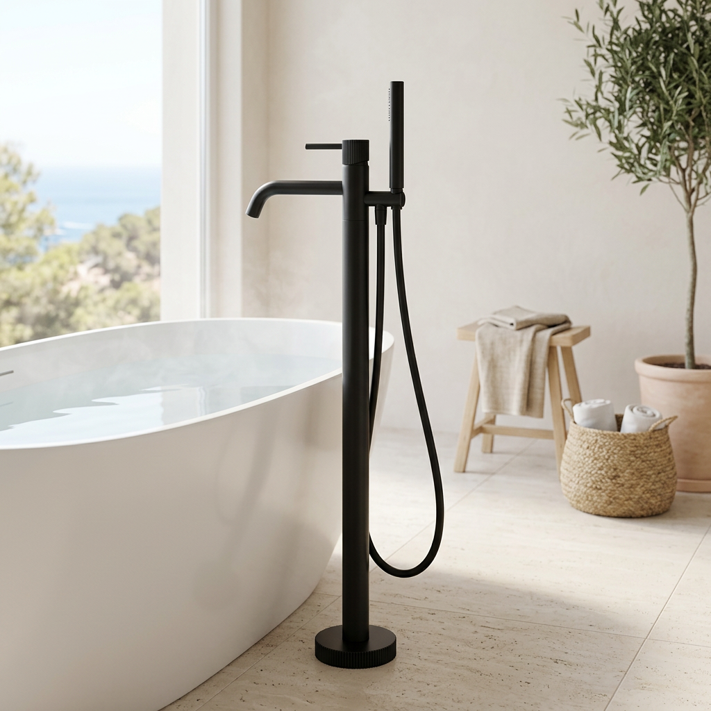 Grova Freestanding Bath Shower Mixer Tap