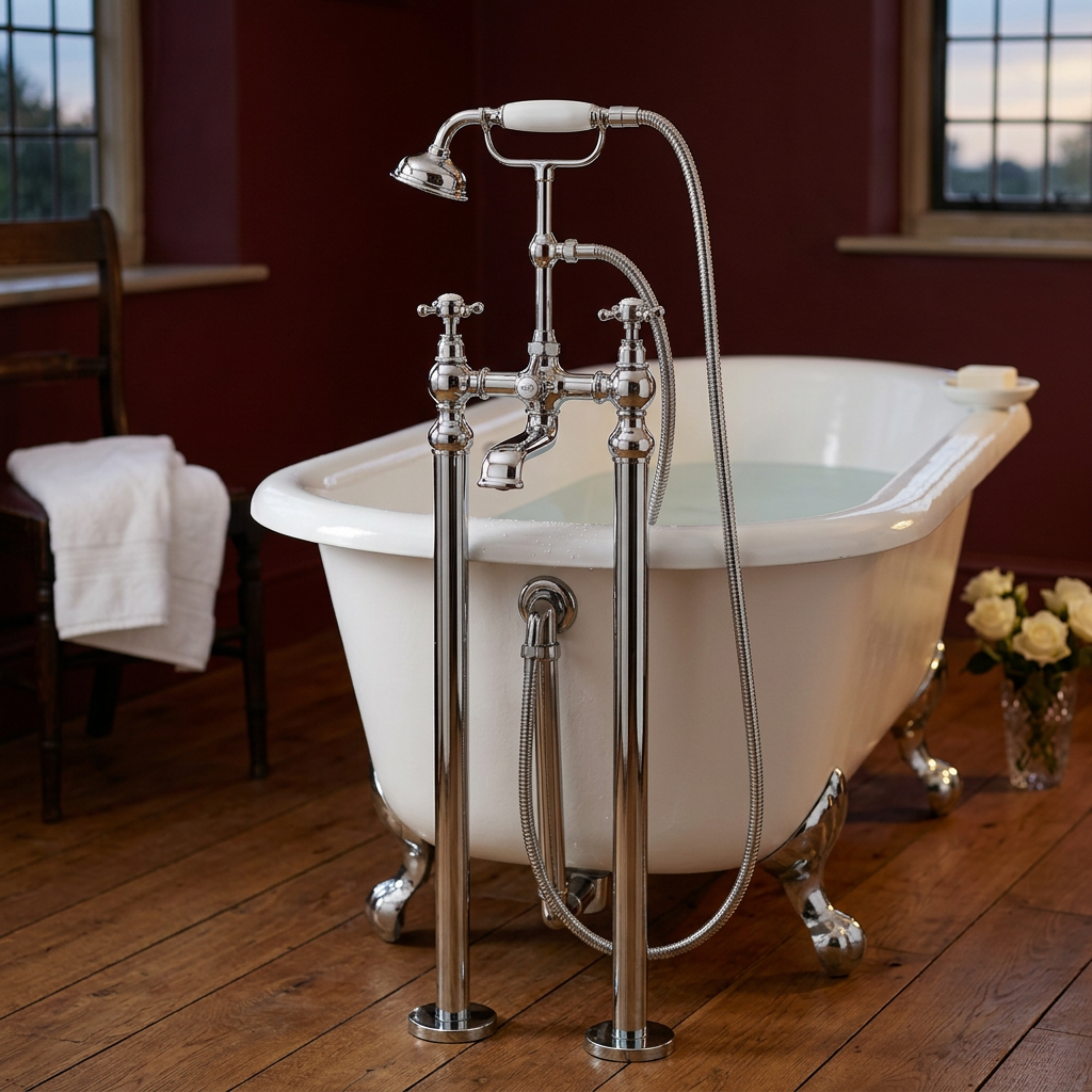 Balmore Freestanding Bath Shower Mixer Tap