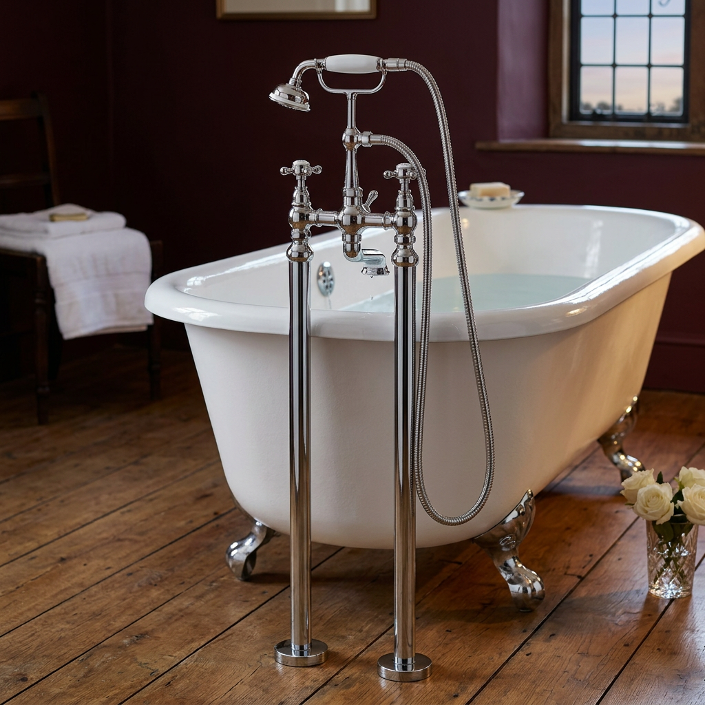 Balmore Freestanding Bath Shower Mixer Tap