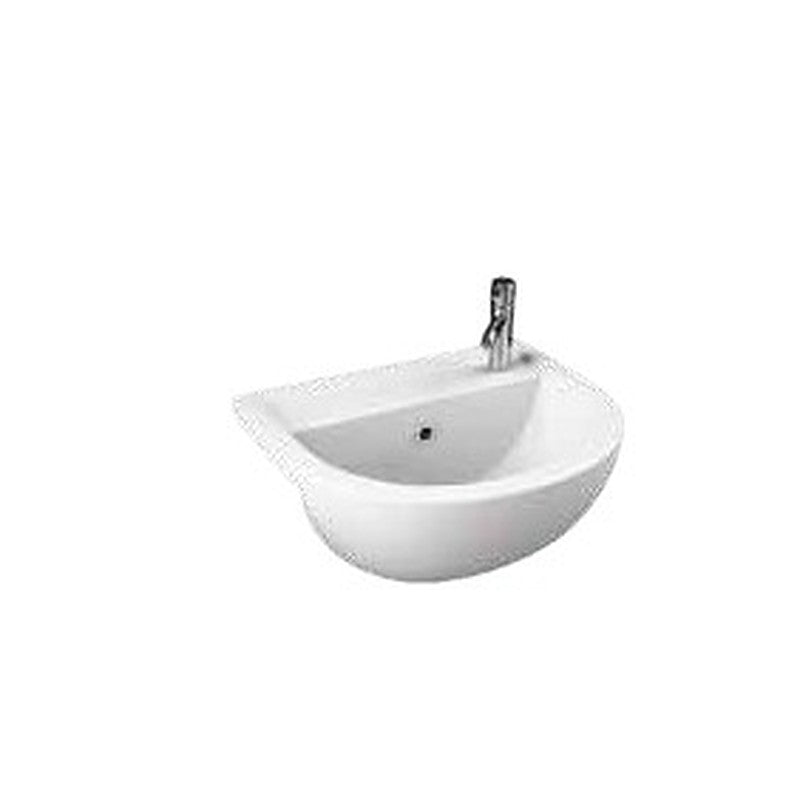 Marina slim 450mm semi-recessed basin