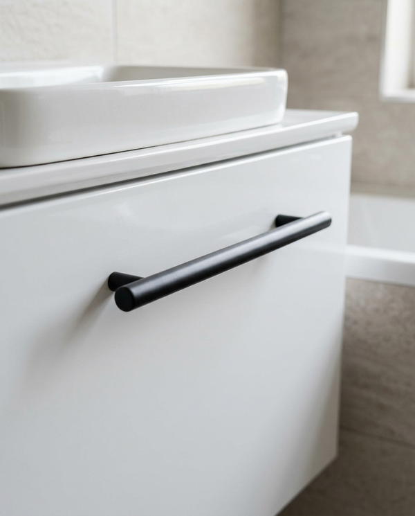 Matt Black Cabinet Handle
