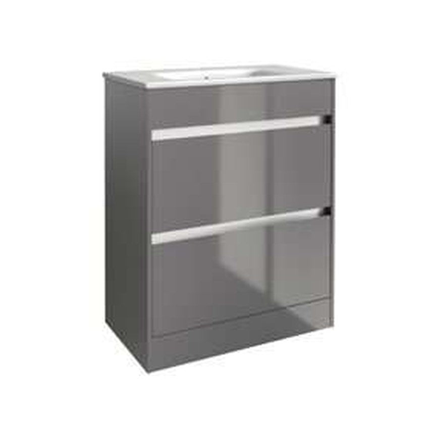 Mayfair 1100mm L-Shaped Furniture Set – Storm grey gloss