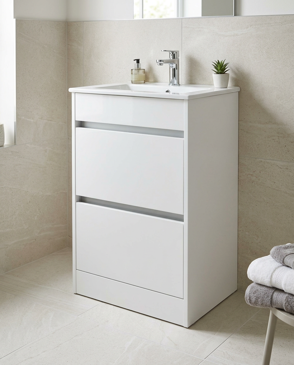 Mayfair 500mm Floor Standing Vanity Unit & Basin