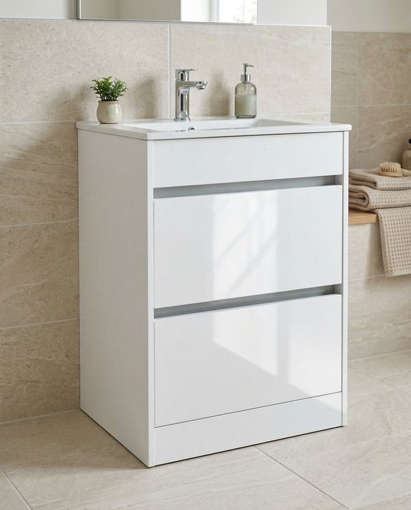Mayfair 600mm Floor Standing Vanity Unit & Basin