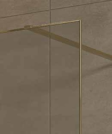 Modena 8 Slim Frame Walk-In Shower Screen, detail view