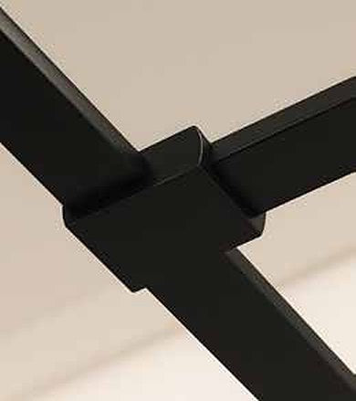 Modena 8 Slim Frame Walk-In Shower Screen, detail view