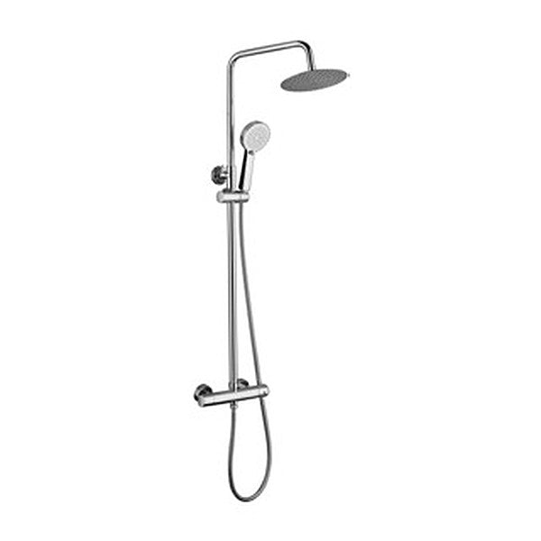 Neptuna Round Thermostatic Drench Shower – Chrome