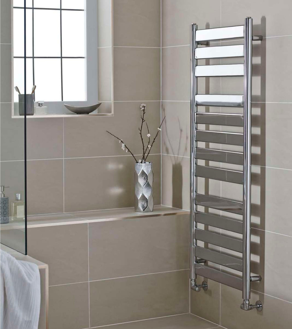 Newbury Chrome Heated Towel Rail
