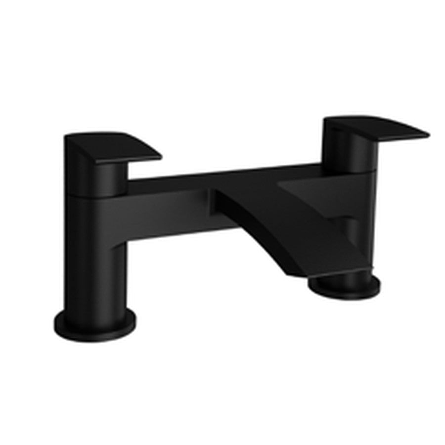 Noxa Curve Matt Black Bath Filler
