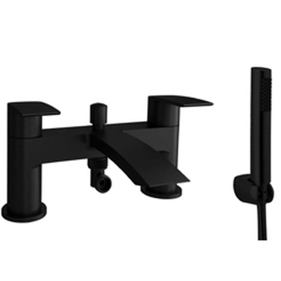 Noxa Curve Matt Black Bath Shower Mixer