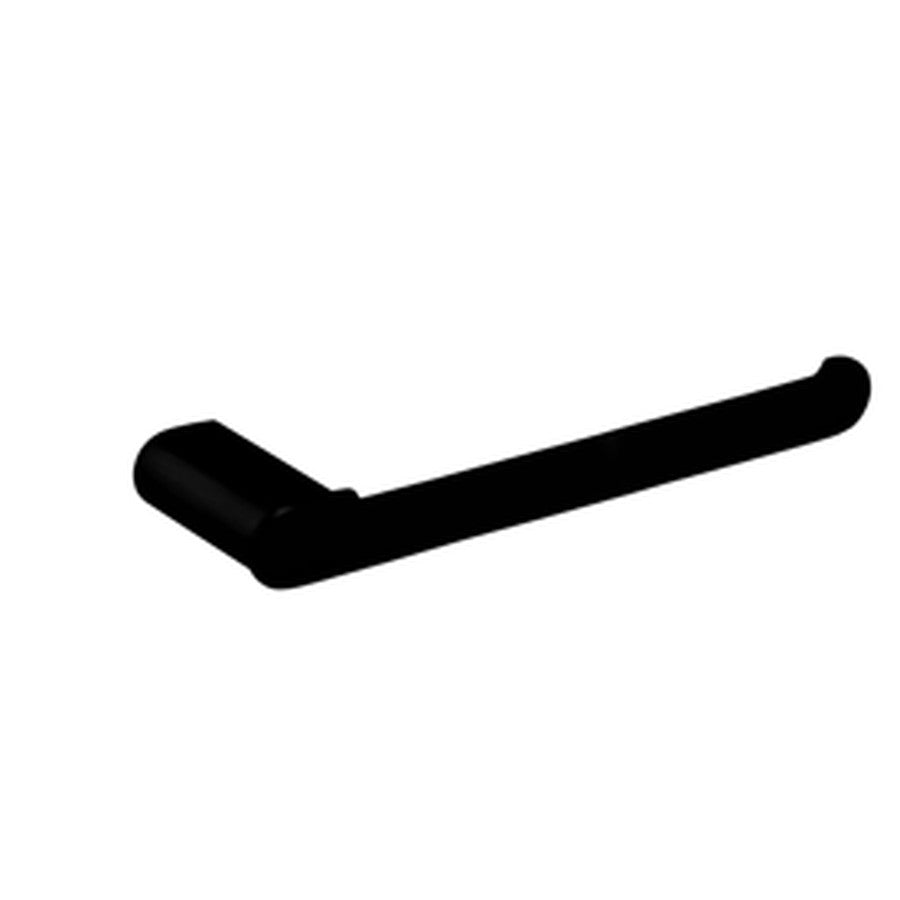 Noxa Round Matt Black Bathroom Accessories, Towel rail