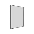Newington Rectangular Mirror 100 Black - 100x80cm