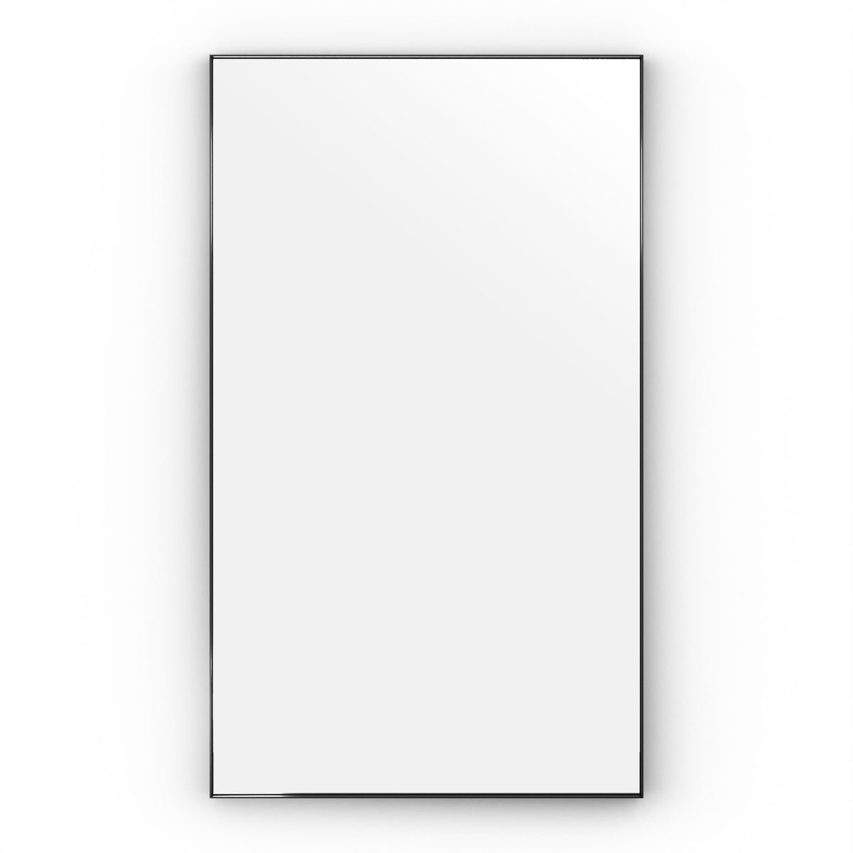 Newington Rectangular Mirror 120 Black - 120x70cm