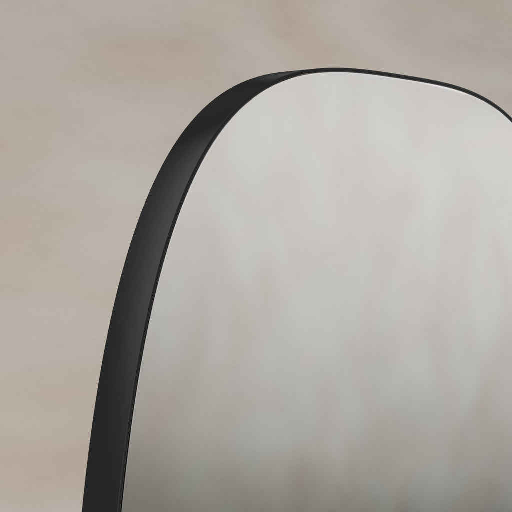 Oslo Barrel Mirror 45x80cm - Black