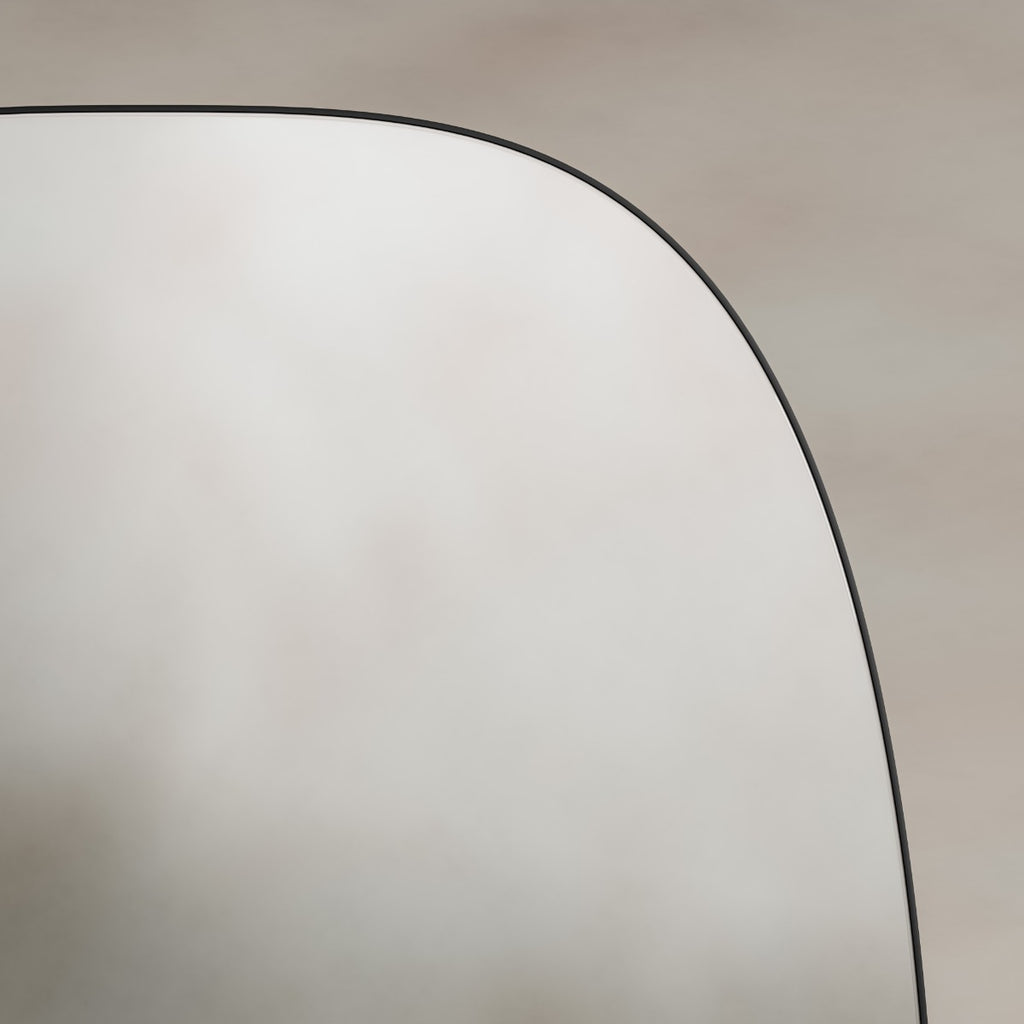 Oslo Barrel Mirror 45x80cm - Black