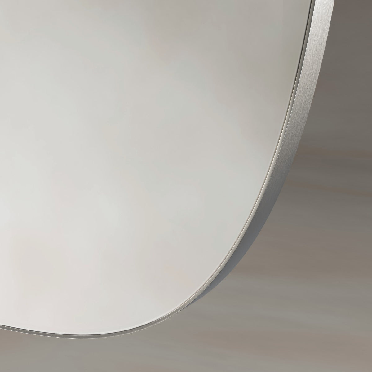 Oslo Barrel Mirror 45x80cm - Brushed Nickel