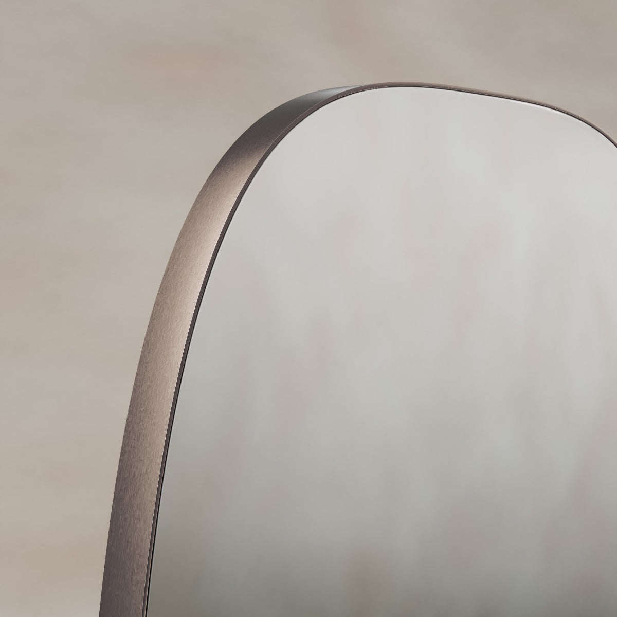 Oslo Barrel Mirror 45x80cm - Brushed Bronze