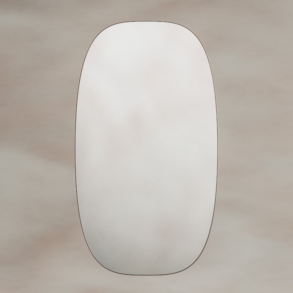 Oslo Barrel Mirror 45x80cm - Brushed Bronze