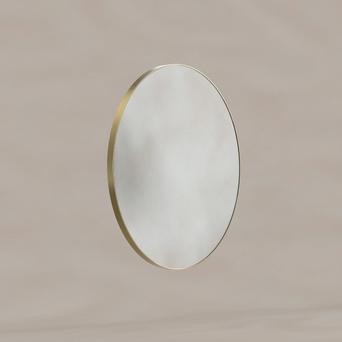 Oslo Round Mirror 60cm Brushed Brass