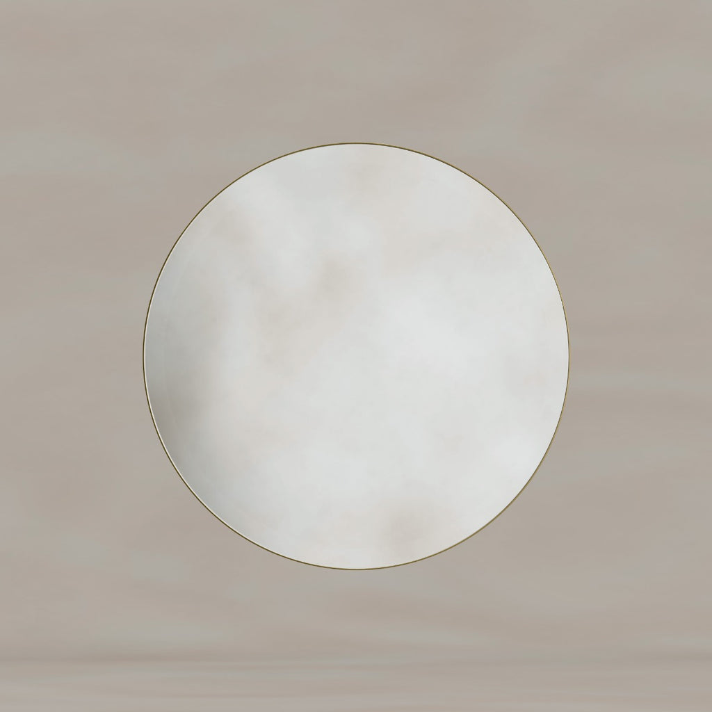 Oslo Round Mirror 60cm Brushed Brass