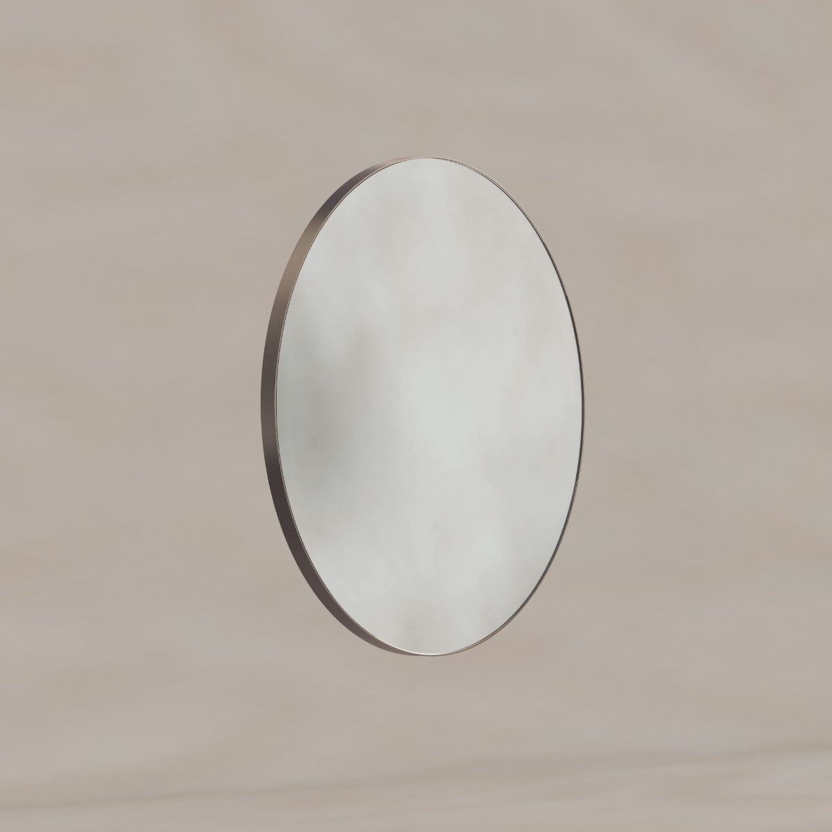 Oslo Round Mirror 60cm Brushed Bronze