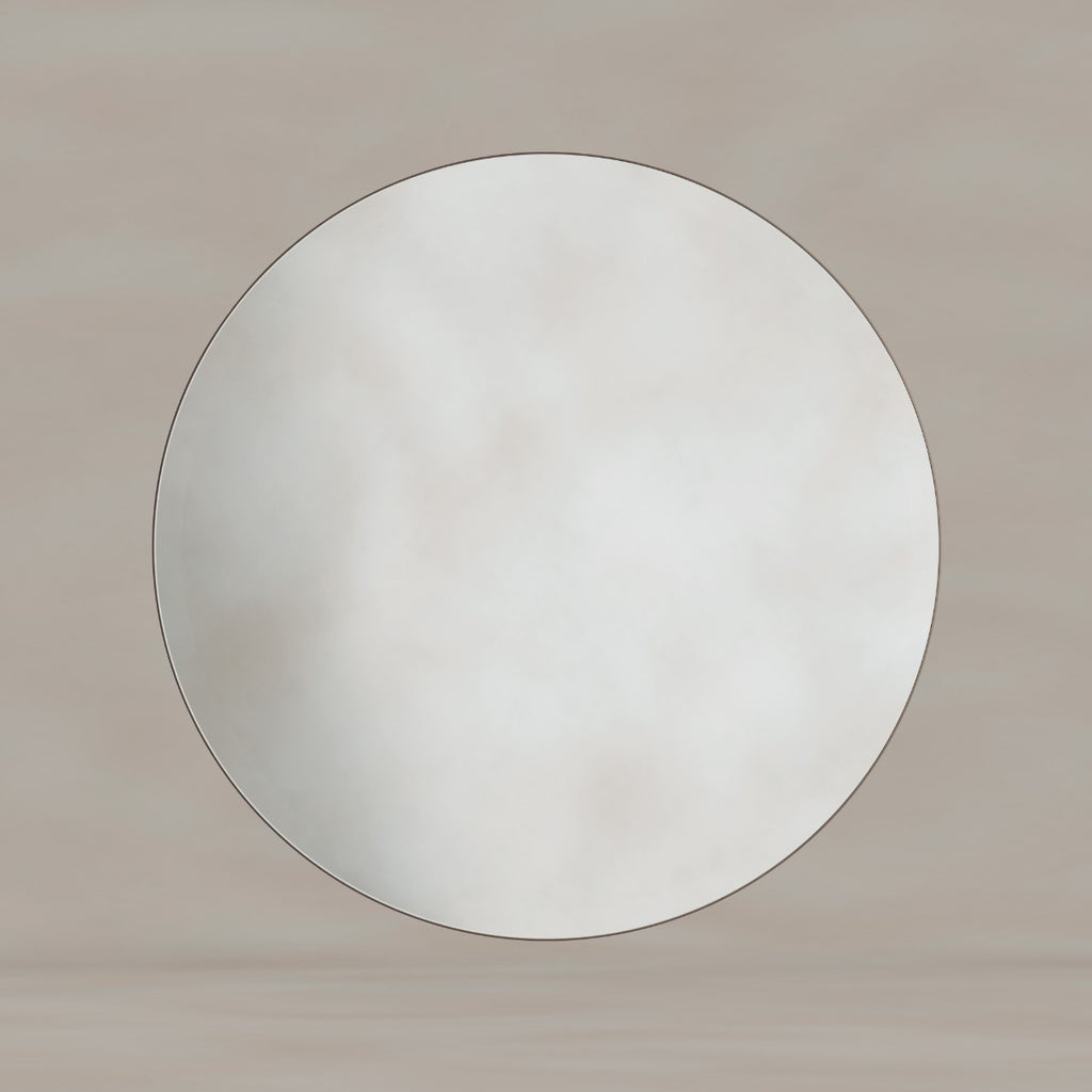Oslo Round Mirror 80cm Brushed Bronze
