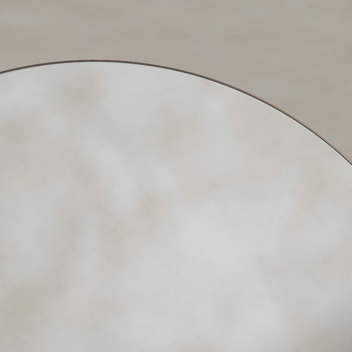 Oslo Round Mirror 80cm Brushed Bronze