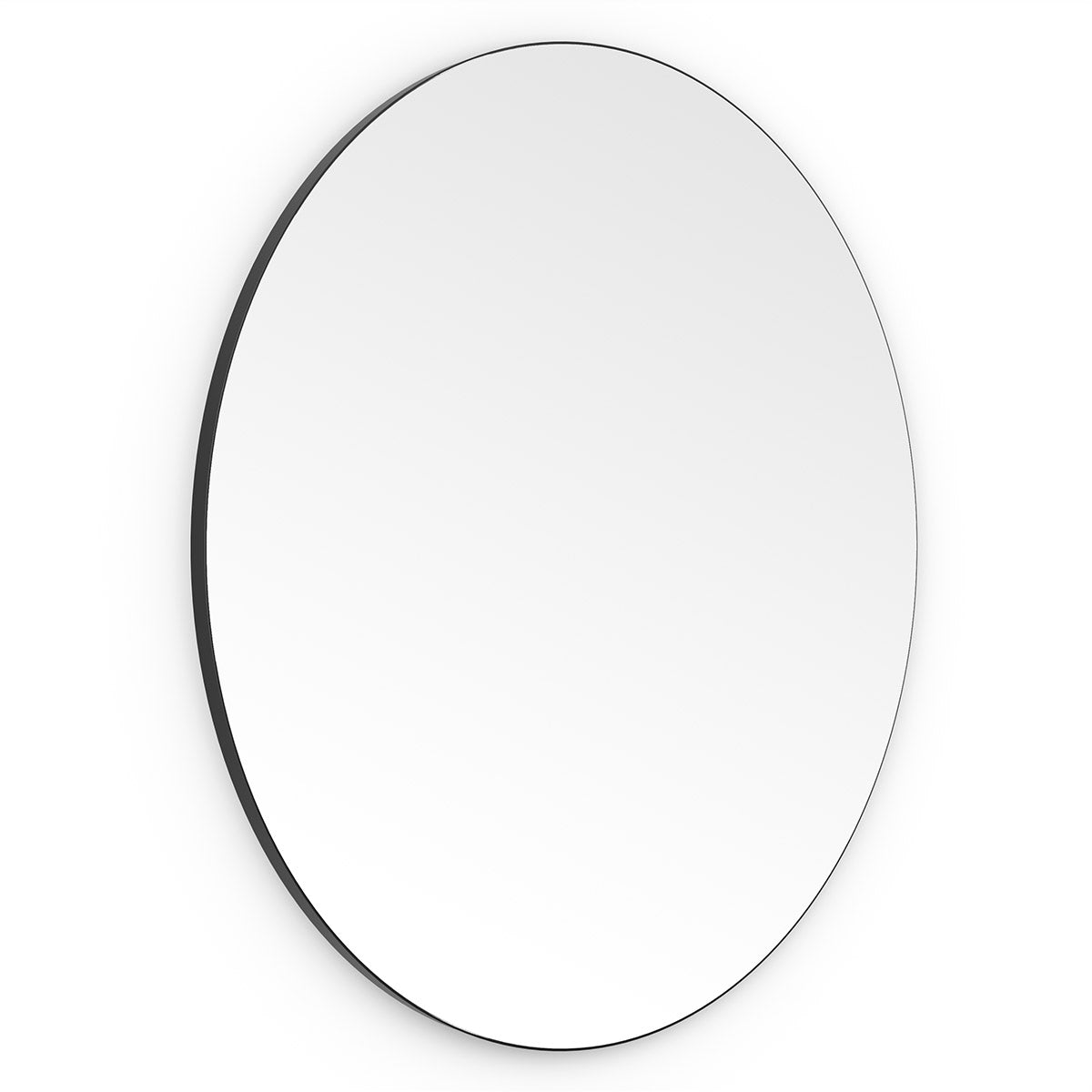Oslo Round Mirror 100cm Black