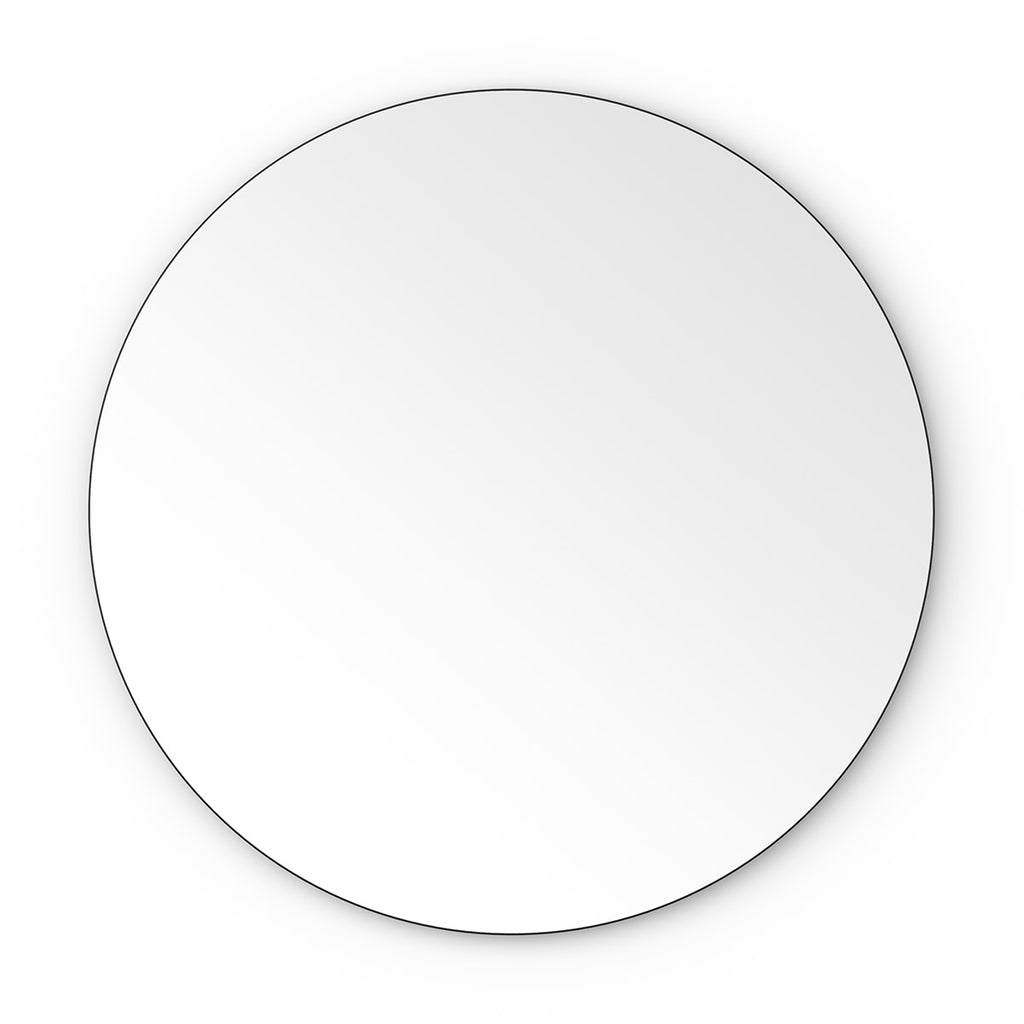 Oslo Round Mirror 100cm Black