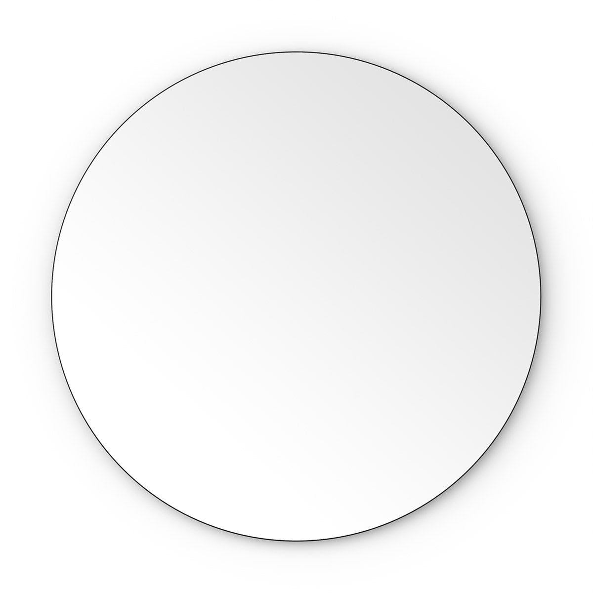 Oslo Round Mirror 100cm Black