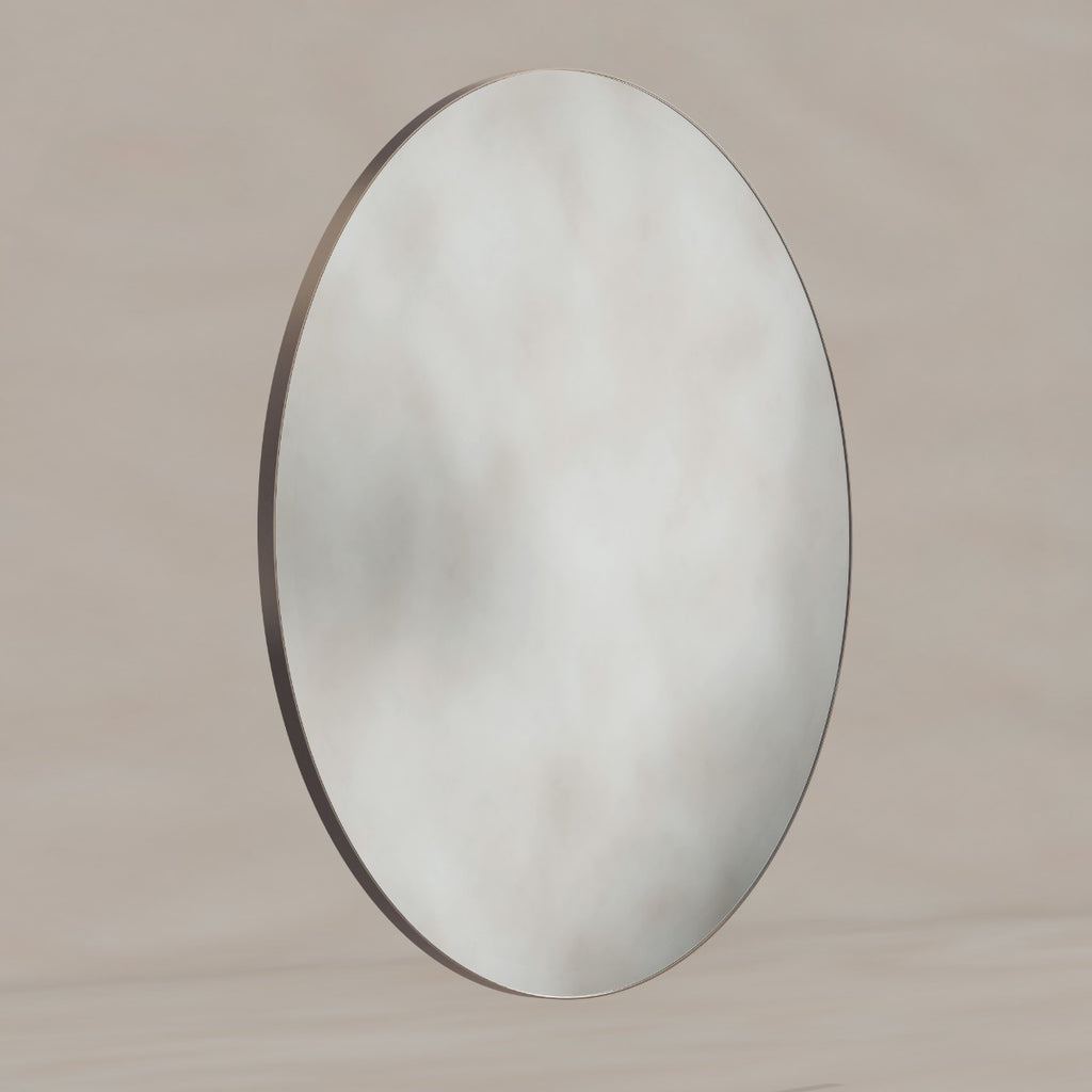 Oslo Round Mirror 100cm Brushed Bronze