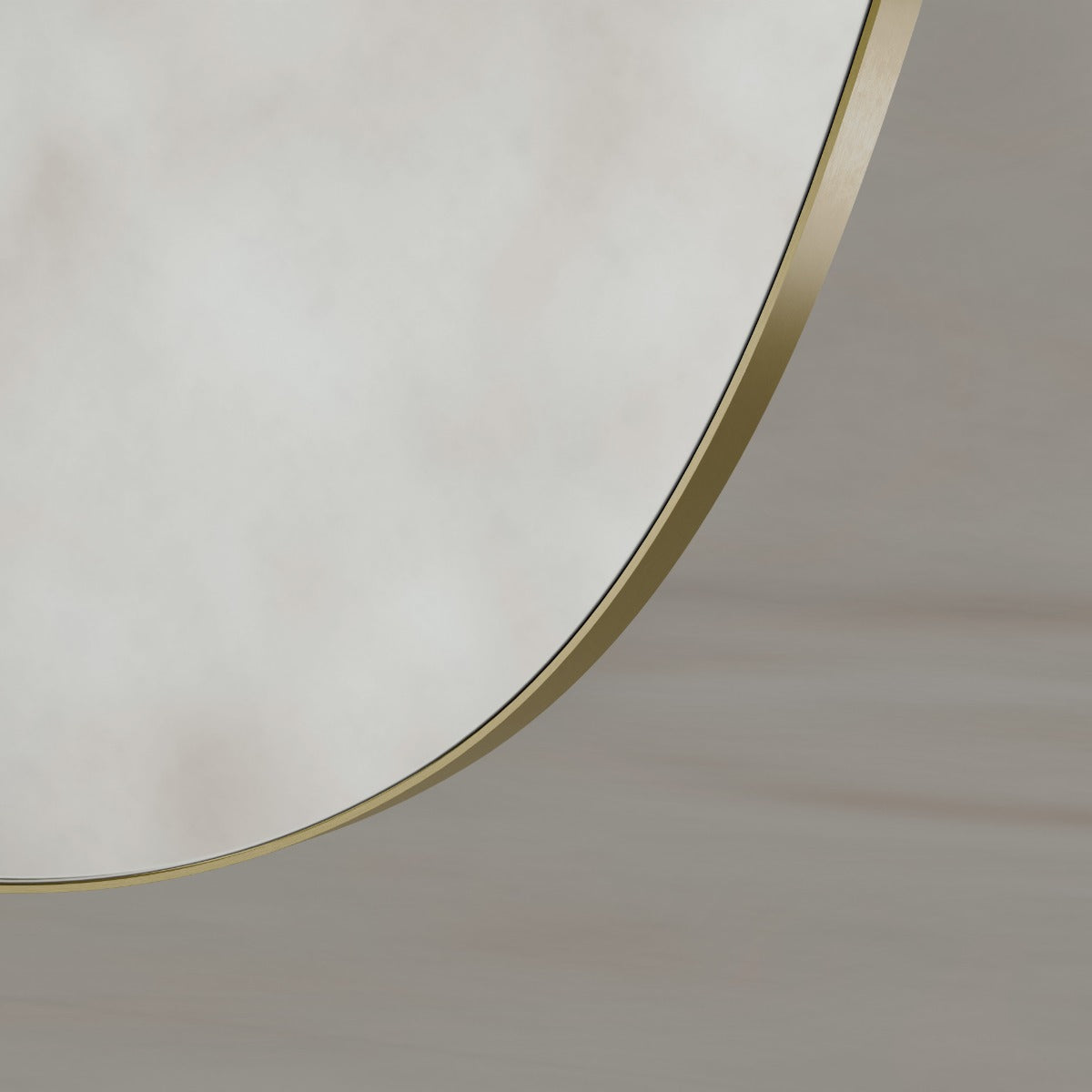 Oslo Organic Mirror 60cm Brushed Brass