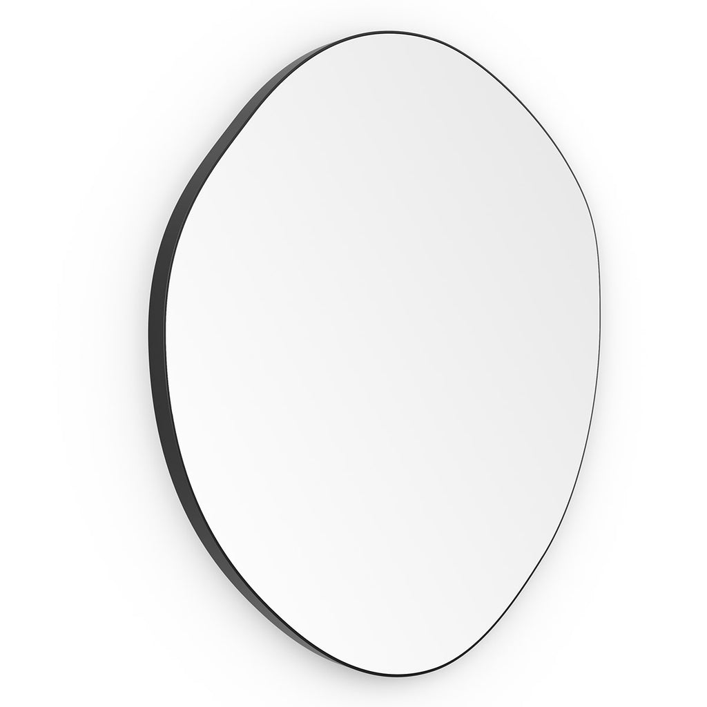 Oslo Organic Mirror 60cm Black