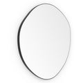 Oslo Organic Mirror 60cm Black