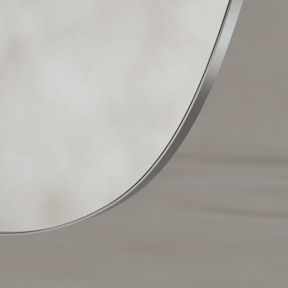 Oslo Organic Mirror 60cm Brushed Nickel