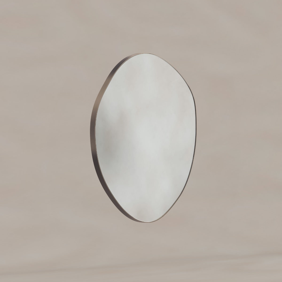 Oslo Organic Mirror 60cm Brushed Bronze