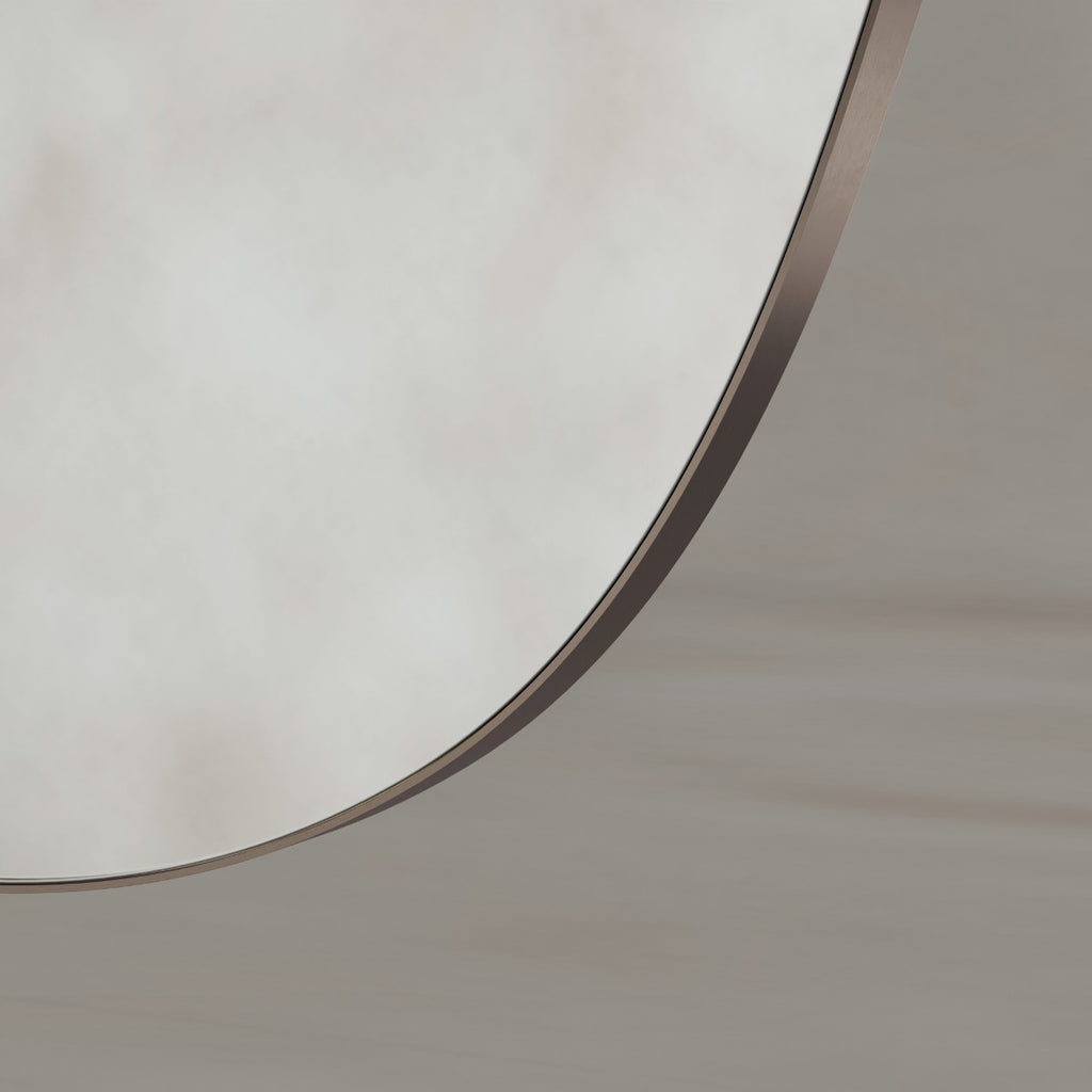 Oslo Organic Mirror 60cm Brushed Bronze