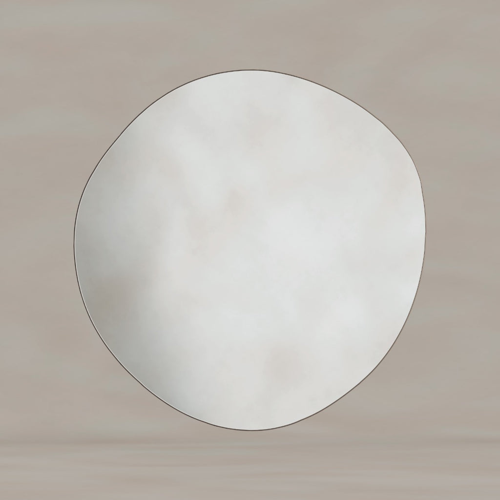 Oslo Organic Mirror 80cm Brushed Bronze