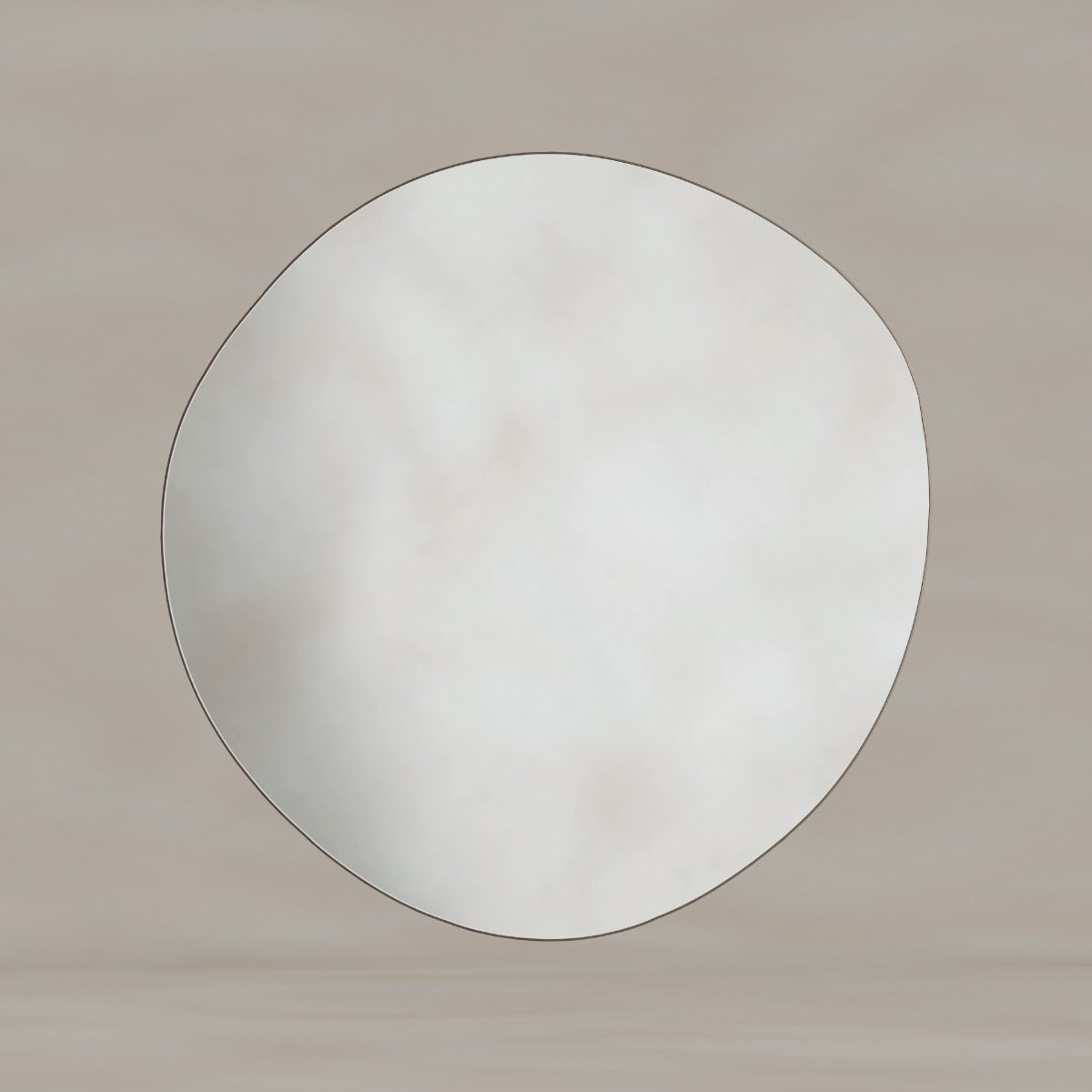 Oslo Organic Mirror 80cm Brushed Bronze