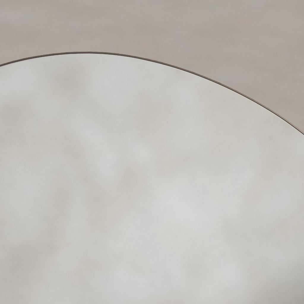 Oslo Organic Mirror 80cm Brushed Bronze