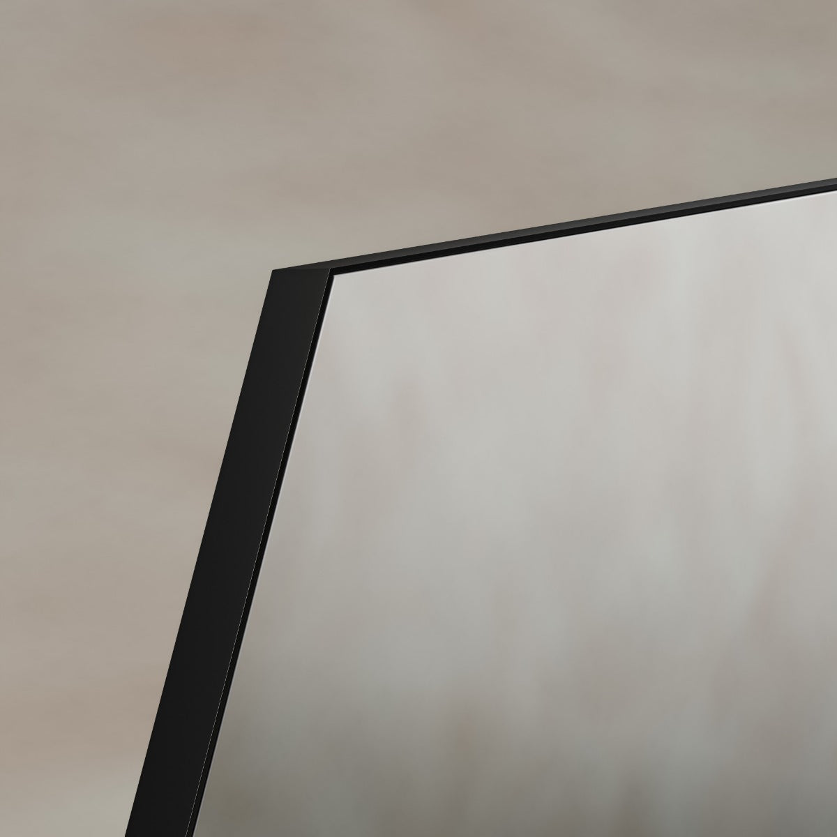 Oslo Irregular Hexagon Mirror 55x80cm - Black