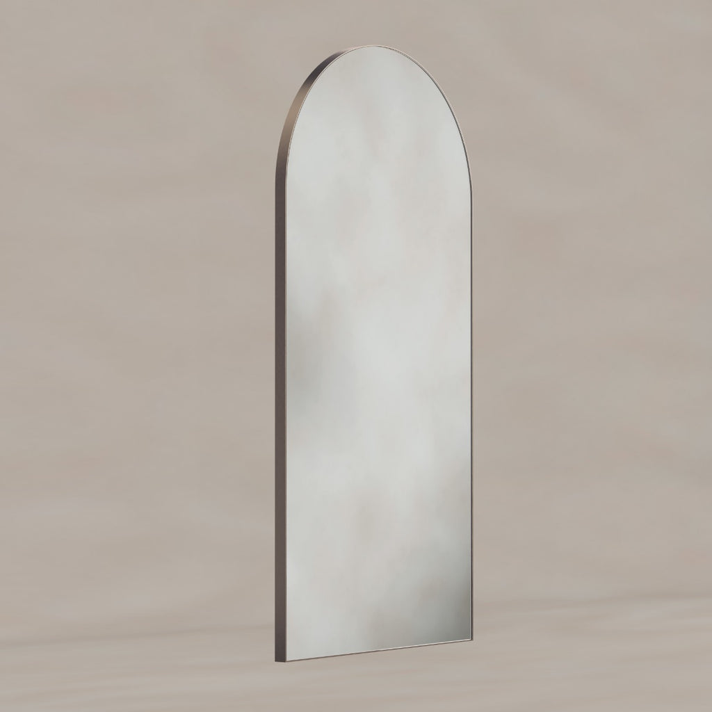 Oslo Arch Mirror 50x100cm Brushed Bronze