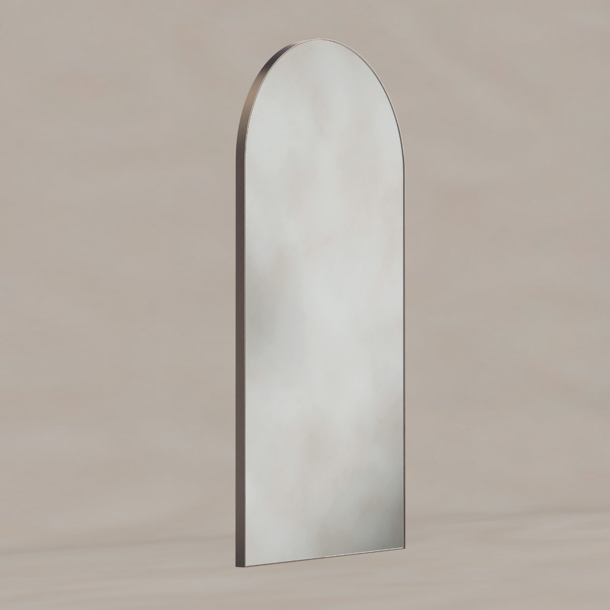 Oslo Arch Mirror 50x100cm Brushed Bronze