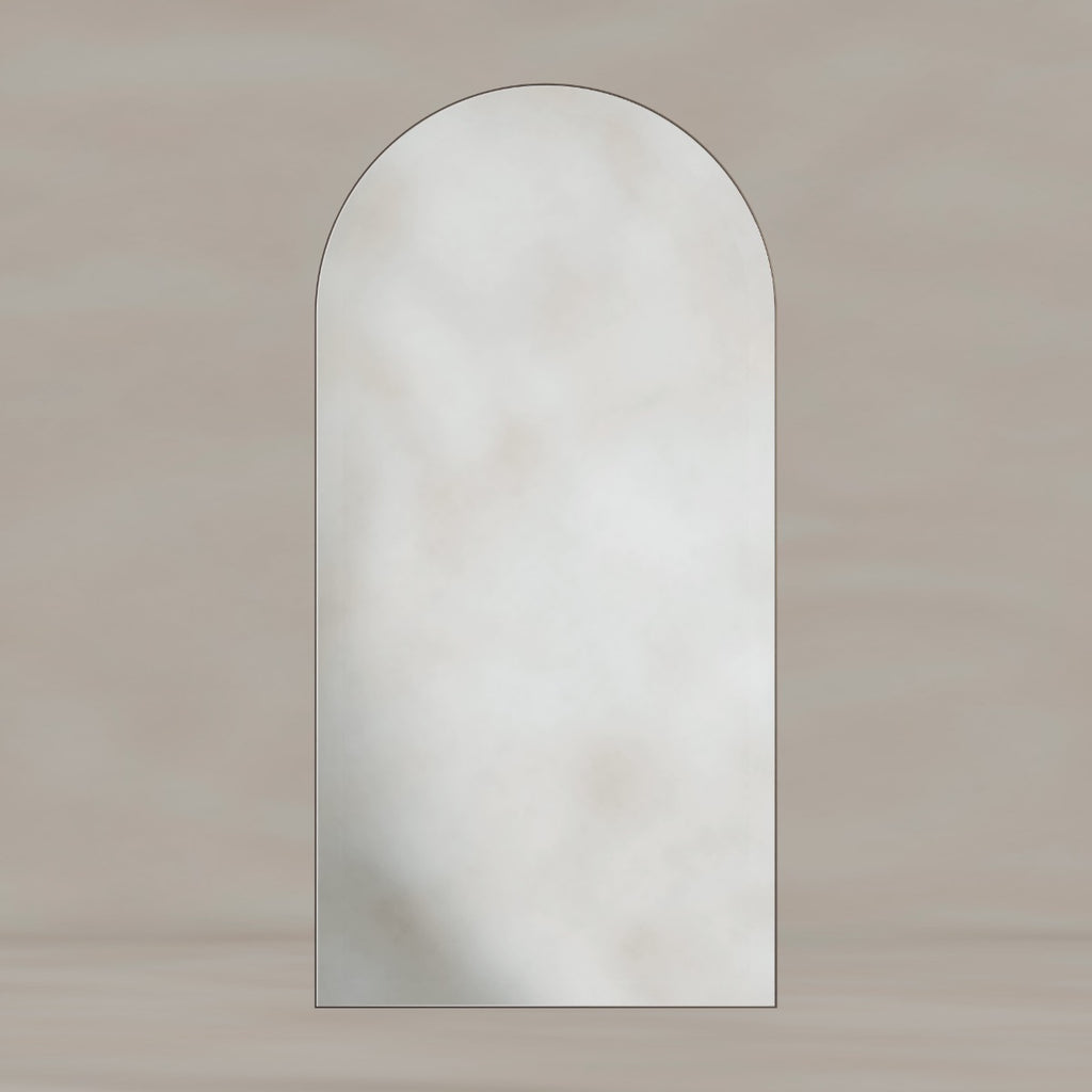 Oslo Arch Mirror 50x100cm Brushed Bronze